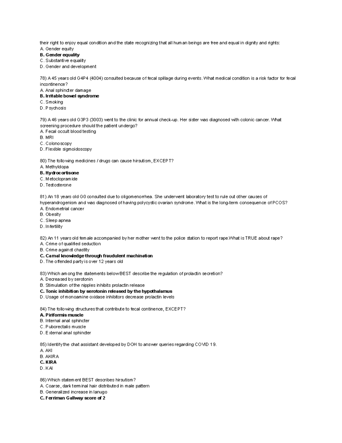 Nursing First AID PART 5 - their right to enjoy equal condition and the ...