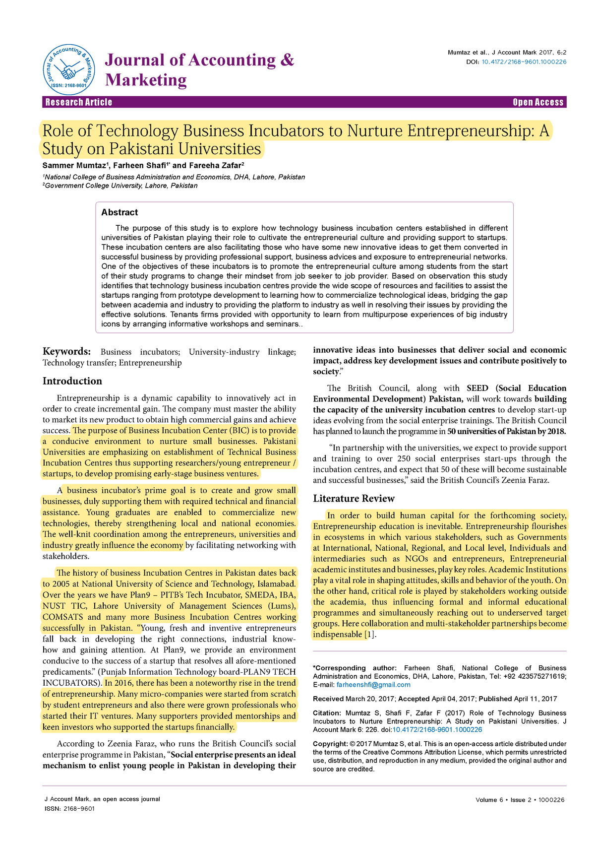 nust accounting dissertations