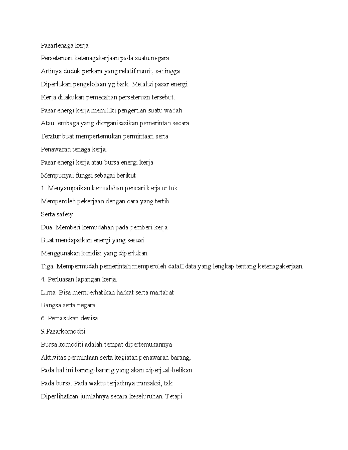 Pasartenaga kerja note Pasartenaga kerja Perseteruan
