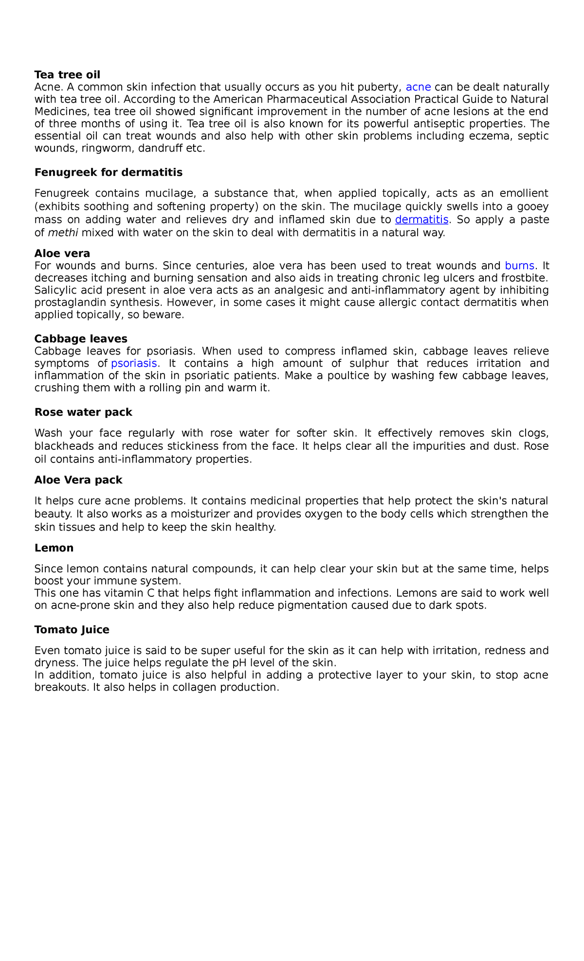 Skin problems and its remedies - English - Studocu