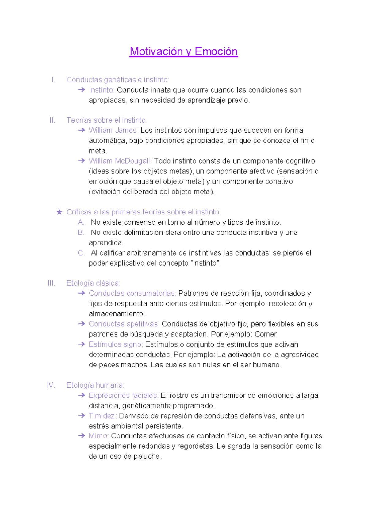 La conducta y el sueño - y I. Conductas e instinto: innata que ocurre ...