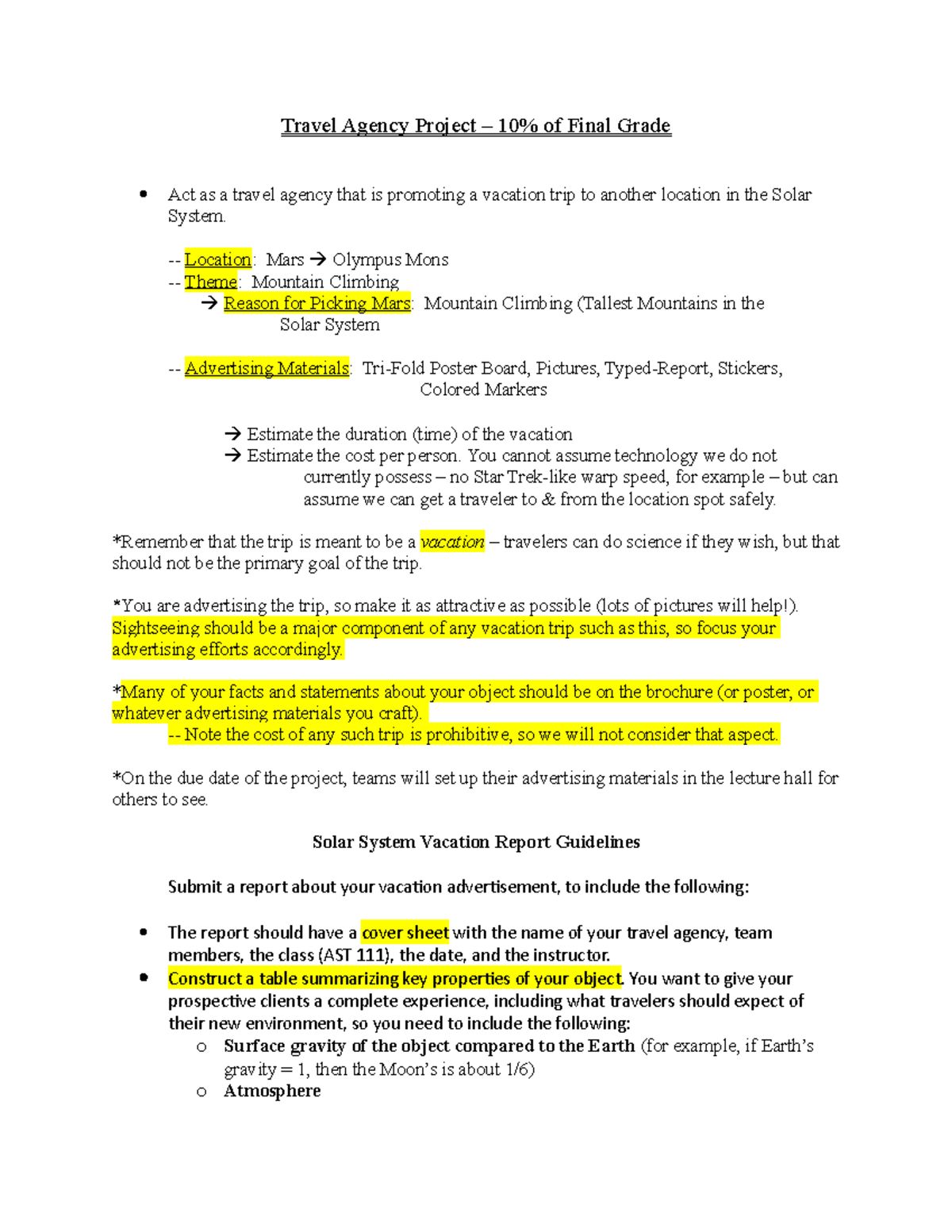 Ast111 Final Project Rough Draft Ast 111 Usm Studocu