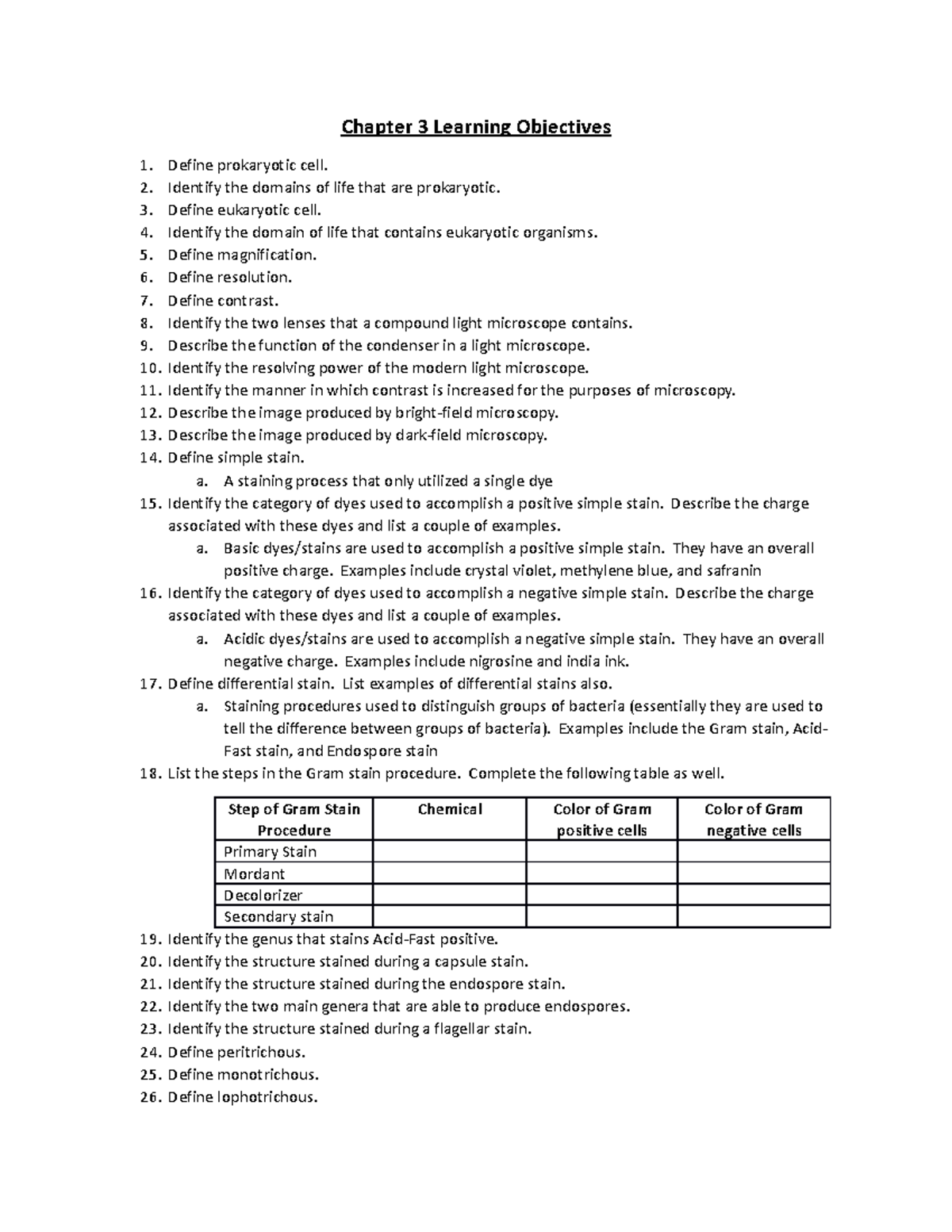 Chapter+3+Learning+Objectives - Chapter 3 Learning Objectives Define ...