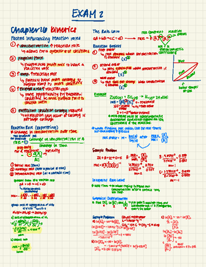 Chem 2 Exam 1 Study Guide - General Chemistry 2017-18 - Chapter 13 What ...