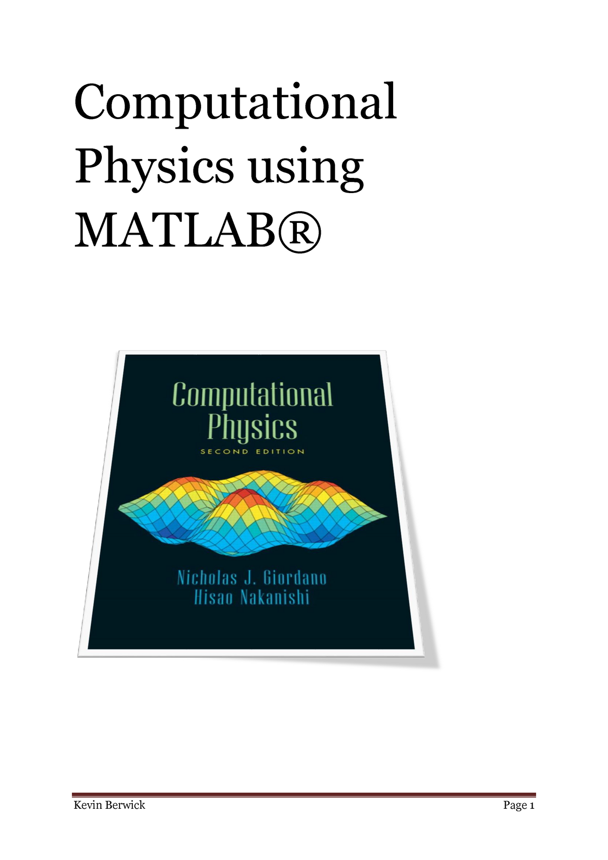 codes-for-matlab-computational-physics-using-matlab-table-of