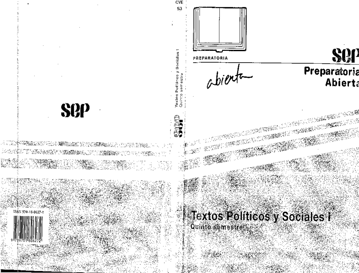 Textos Politicos Y Sociales I - Literatura - Studocu