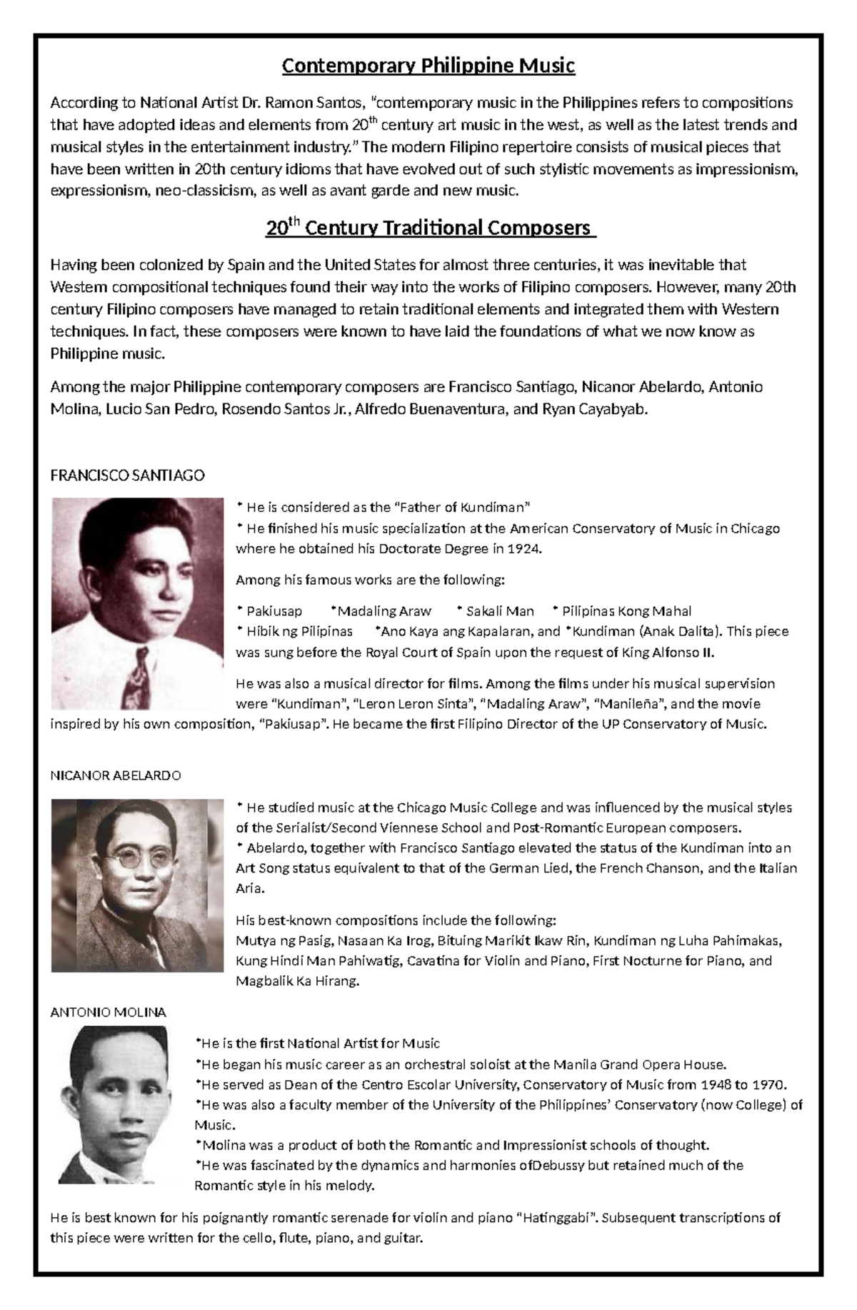 Contemporary Philippine Music - Contemporary Philippine Music According ...
