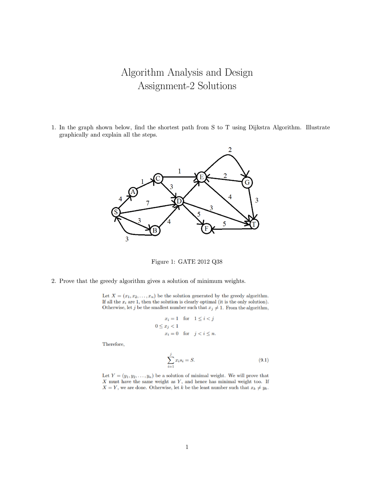 W11 Problem 2 - asdasd - Algorithms and Data Structures - Problem 2: Friday  2 Friday, 12 May 2023 - Studocu