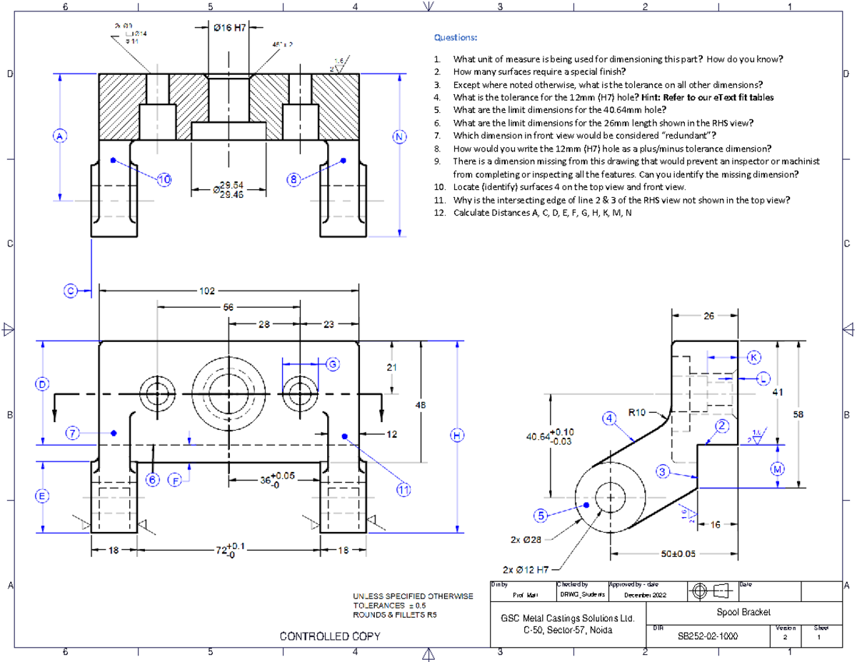 My CAD Drawing + Title Block for DP Event 4 Fall2023 Rev2 - 1 1 1 2 2 3 ...