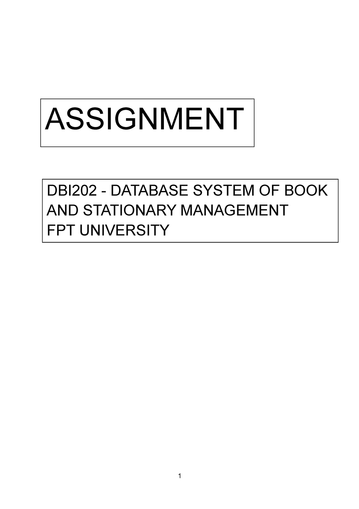 1713 DBI202 SE170279 SE170285 Project Database Assignment 1 ...