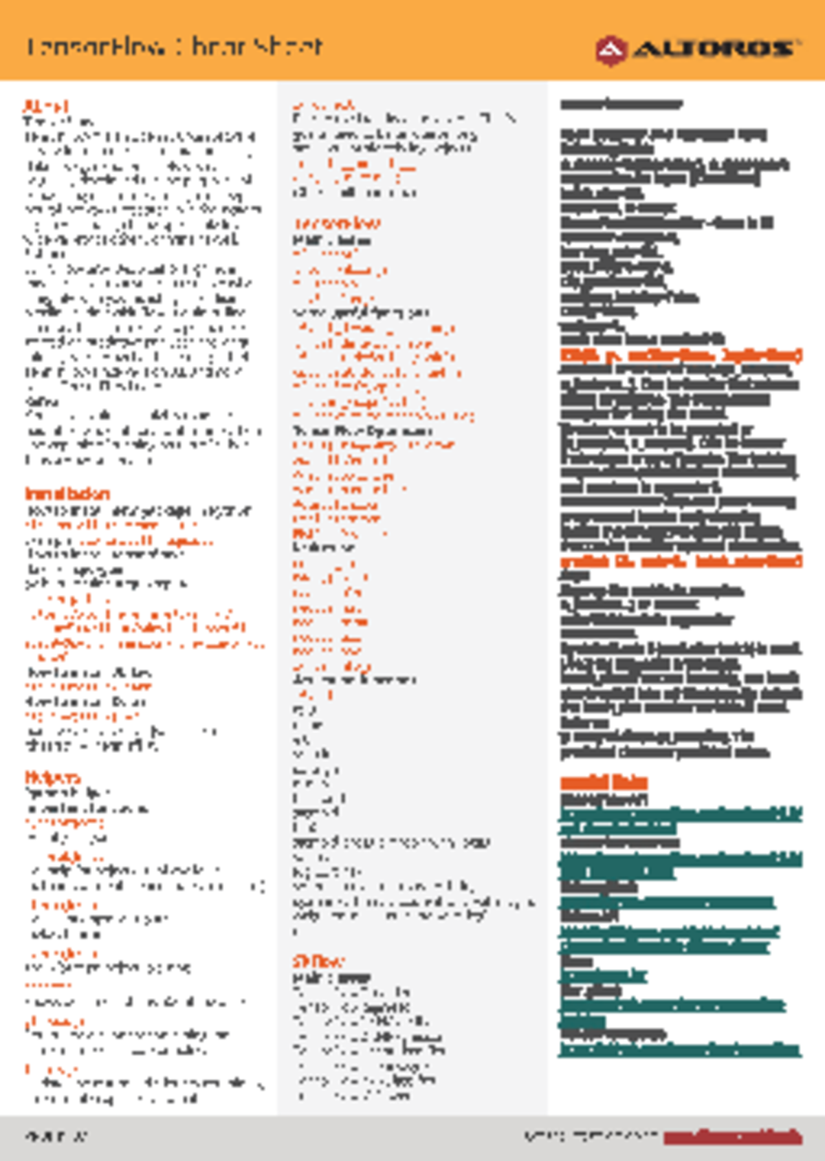 Tensorflow CHeat Sheet - About TensorFlow TTeennssoorrFFloloww™ i ...