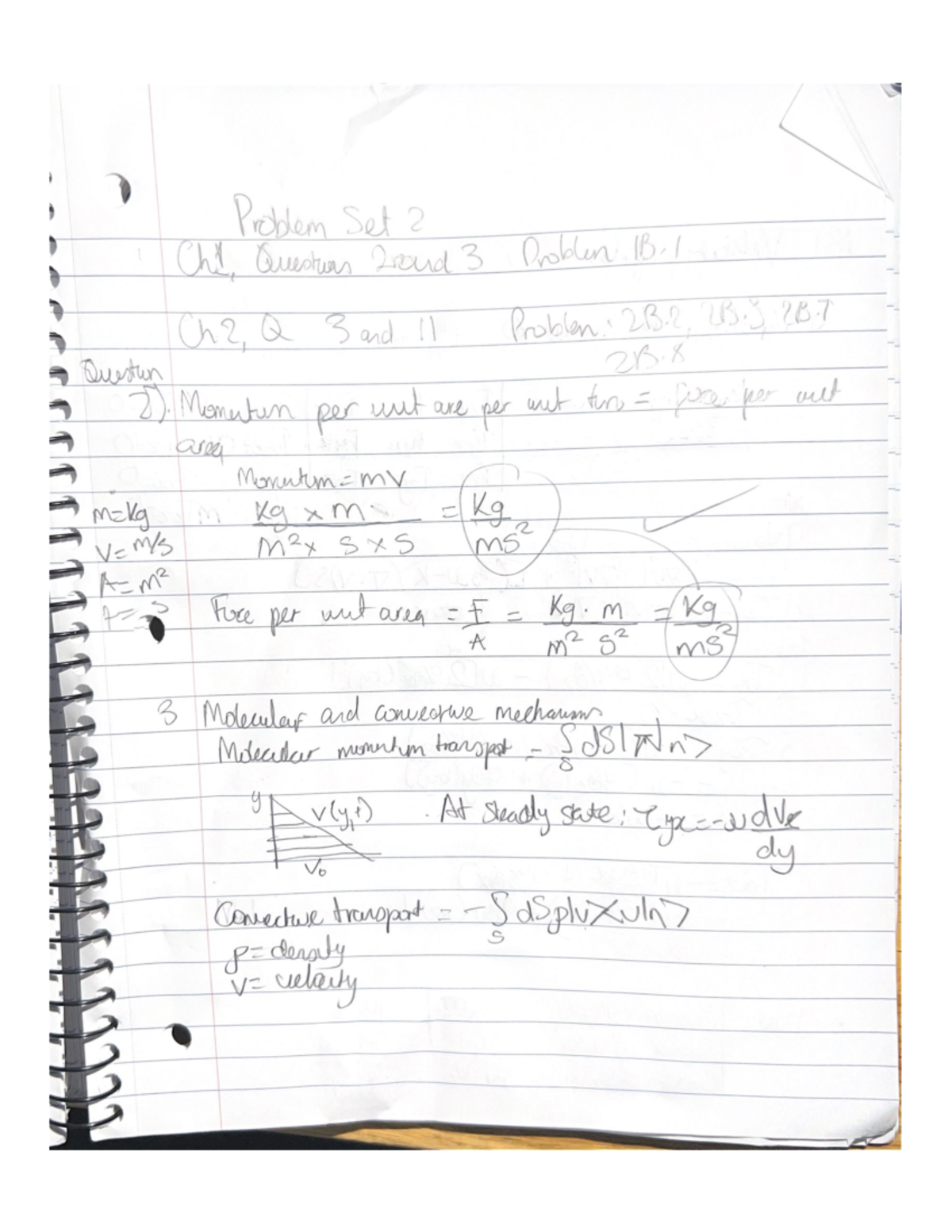 CHE 311 Homework 2 - Problem Set 2 Chil Questions 2roud 3 Problem IB ...