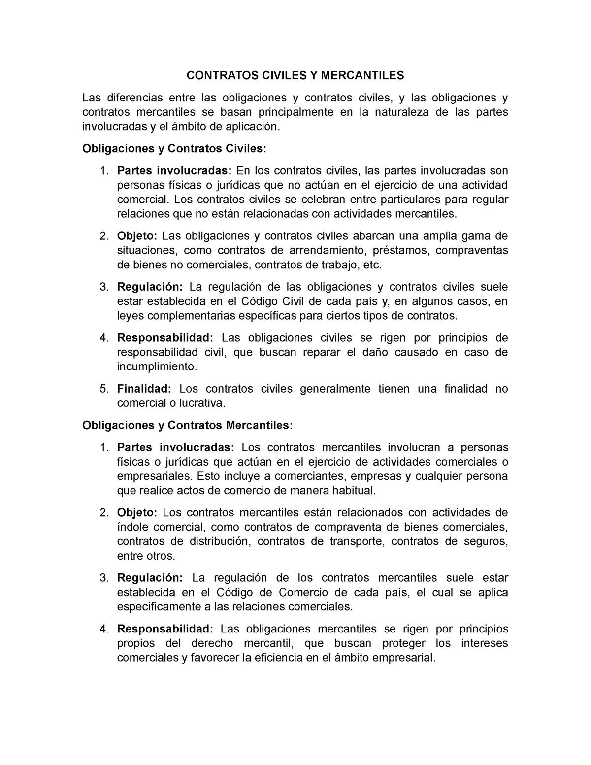 Contratos Civiles Y Mercantiles - CONTRATOS CIVILES Y MERCANTILES Las ...