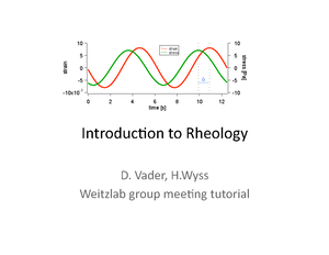 An Introduction to Rheology - AN INTRODUCTION TO RHEOLOGY H.A Senior ...