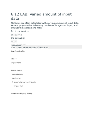 [Solved] 618 LAB Word Frequencies Write A Program That Reads A - Intro ...