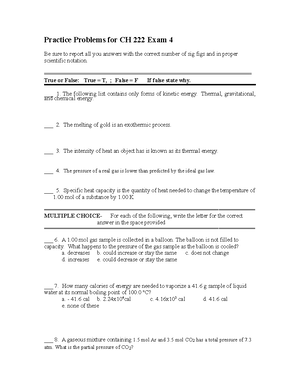 CH222 Lab6 Gas laws - Lab6 Gas laws - Pre-Lab Gas Laws (5 points ...