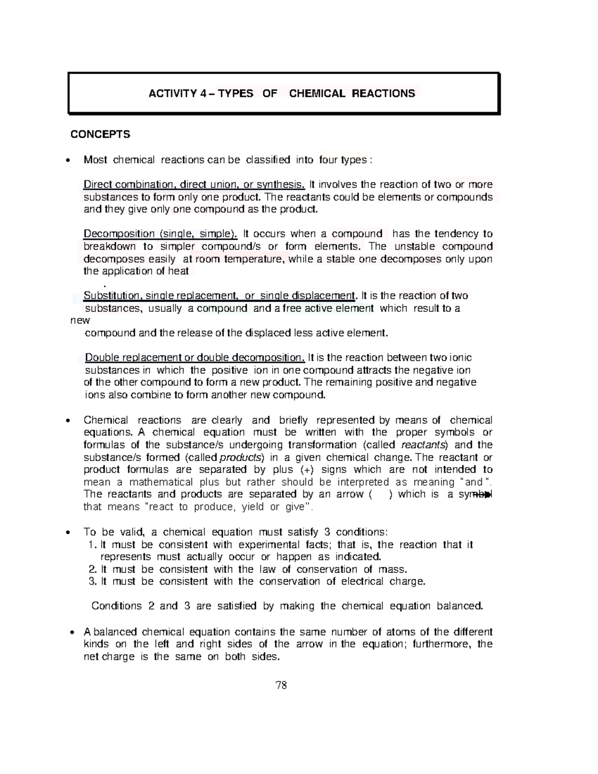 Activity+4+-+Types+of+Chemical+Reactions - ACTIVITY 4 – TYPES OF ...
