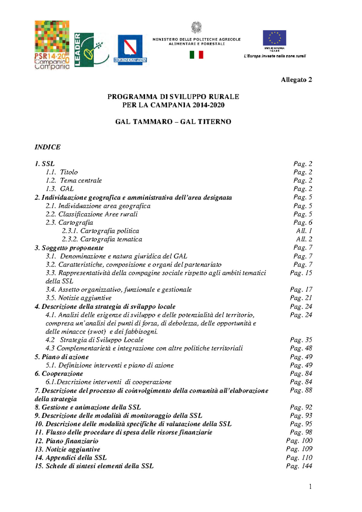 Storia Dell'architettura - Allegato 2 PROGRAMMA DI SVILUPPO RURALE PER ...