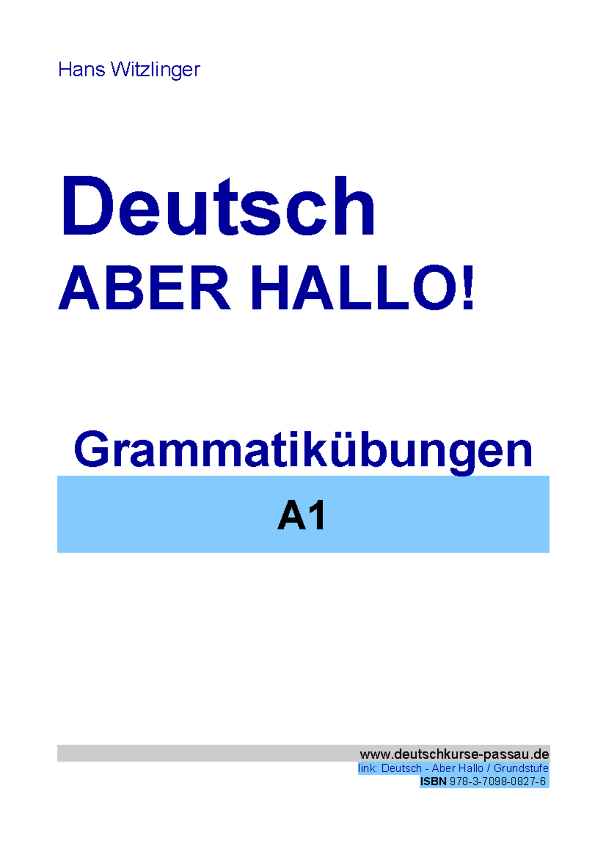Deutsch Aber Hallo A1