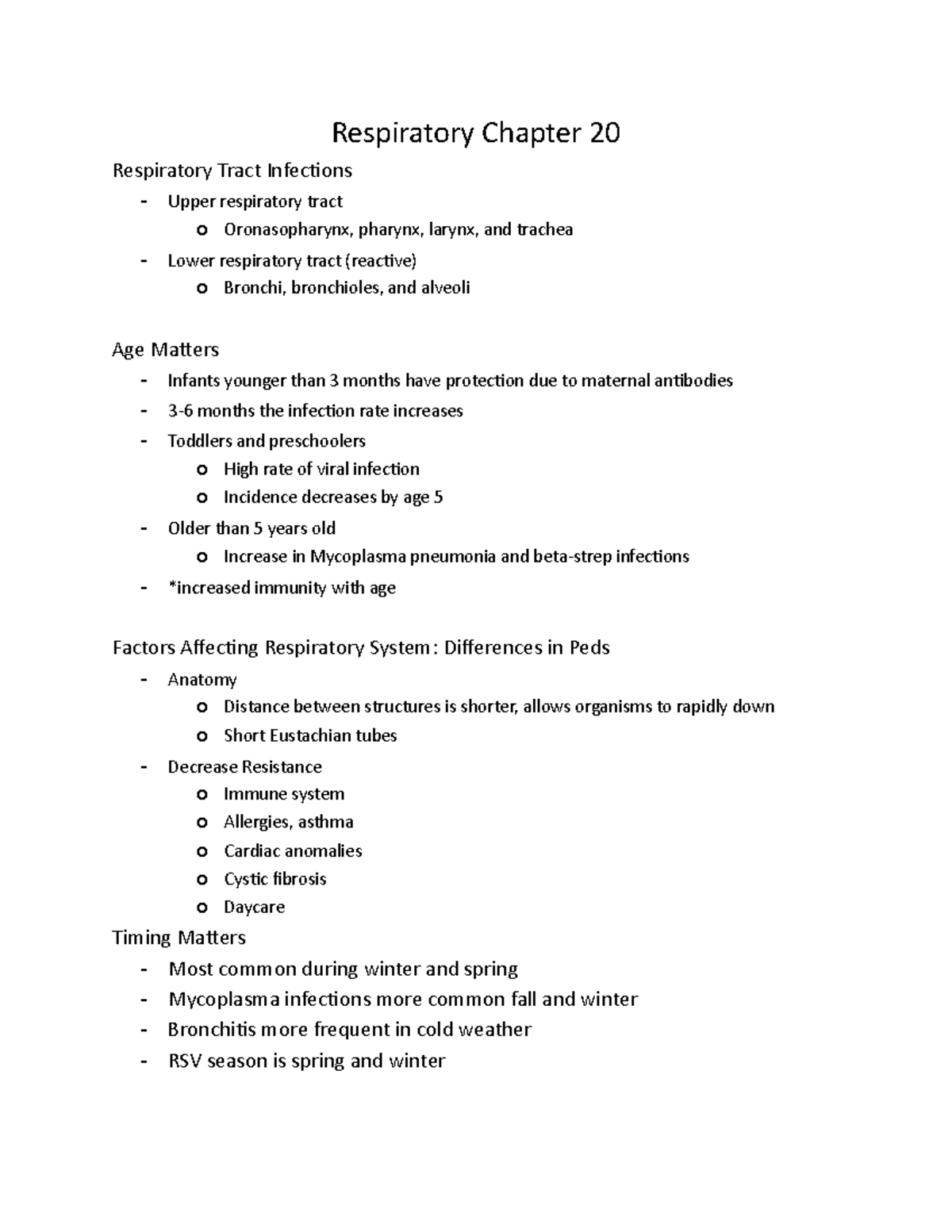 Peds Exam 2 - Outline for second peds exam contains cardiac information ...