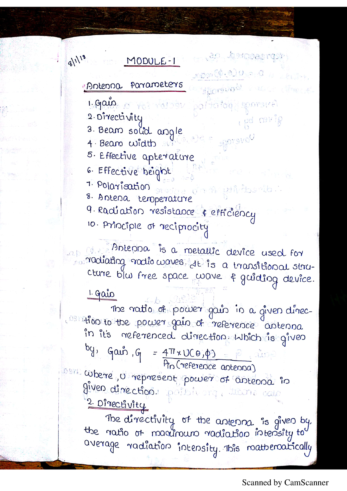 Awp Full - AWP NOTES - Antenna And Wave Propagation - Studocu