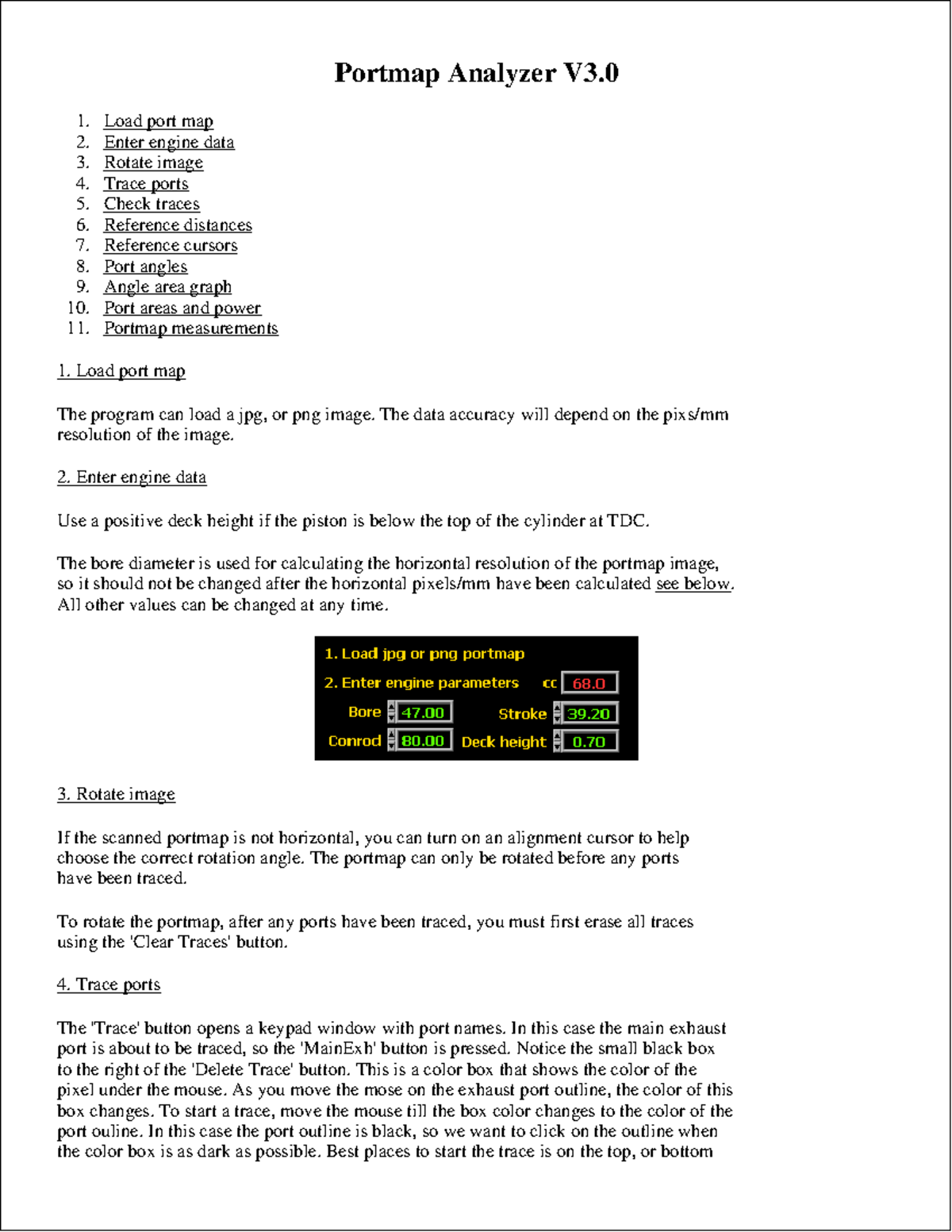 Pmap Analyzer V 3 Portmap Analyzer V 3. 0 Load port map Enter engine