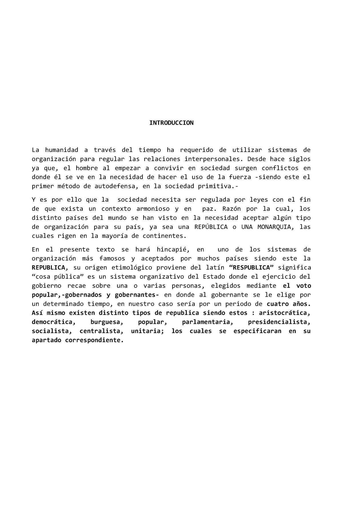 La Republica Y Algunos Tipos Teoria Del Estado Usac Studocu