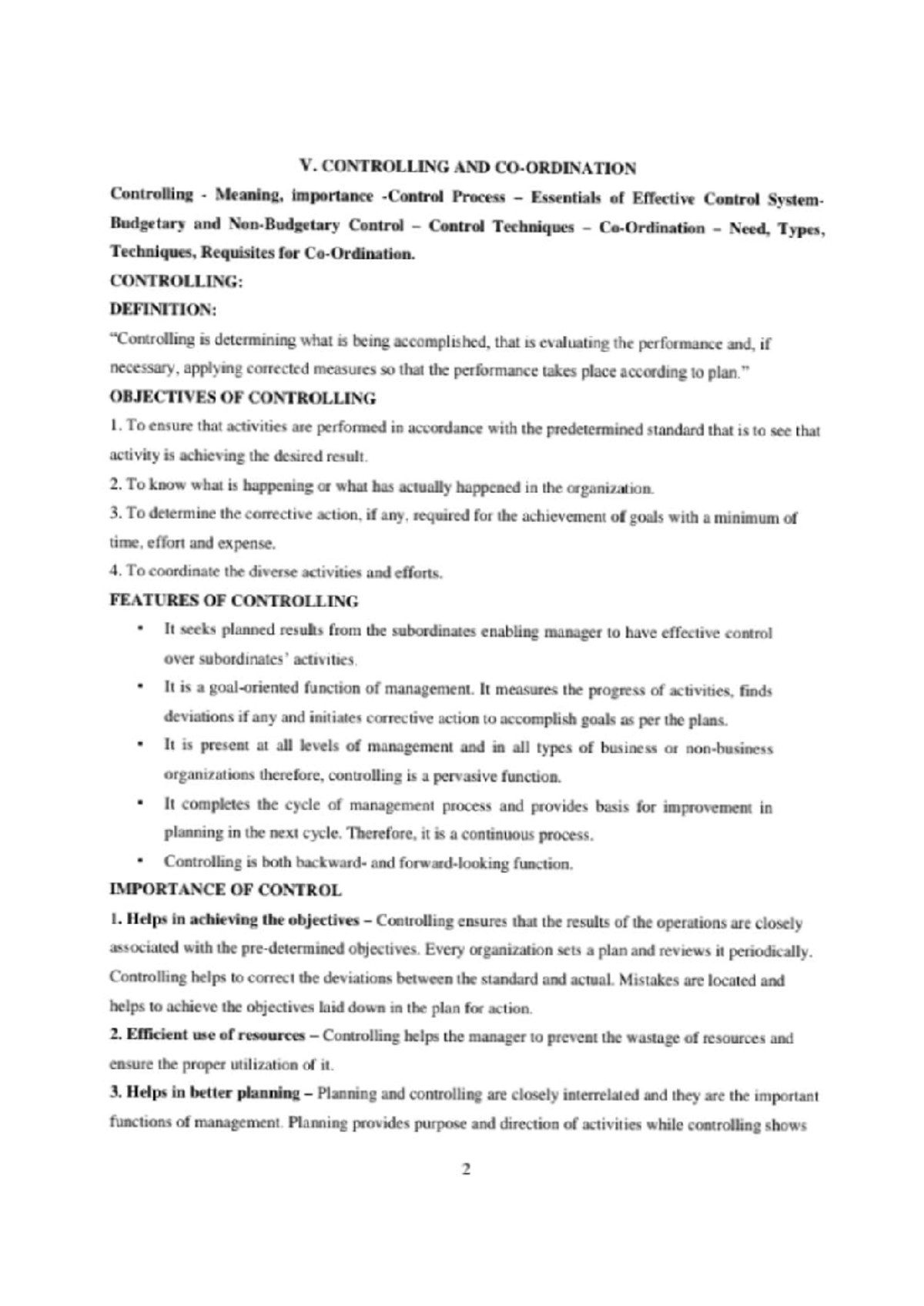 Principles and Methodology of Management;BBA S1, Chapter 5 - bachelor ...