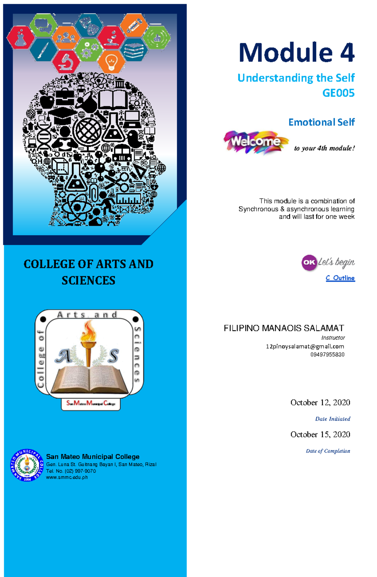 Module 4 Understanding THE SELF - Module 4 Understanding the Self GE ...