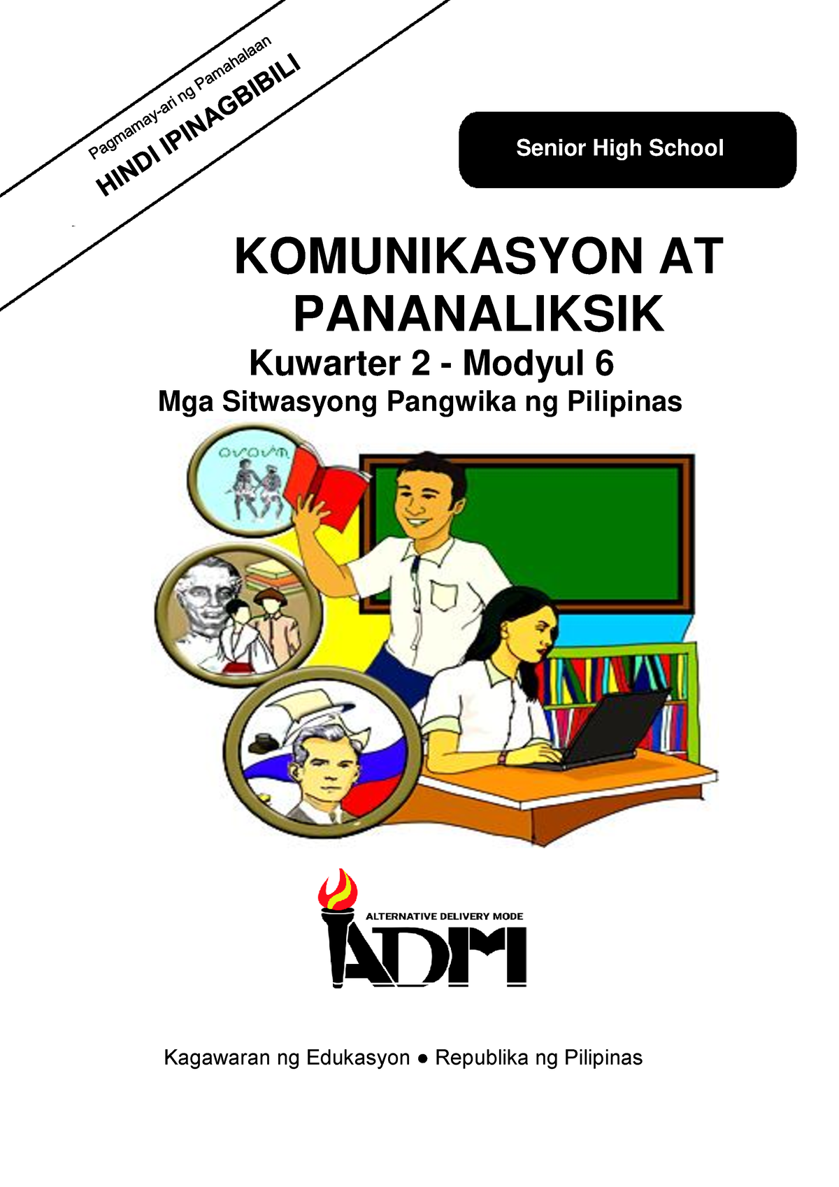 Kom11 Q2 Mod6 Mga Sitwasyong Pangwika Ng Pilipinas Version 3 Not Komunikasyon At Pananaliksik 5751