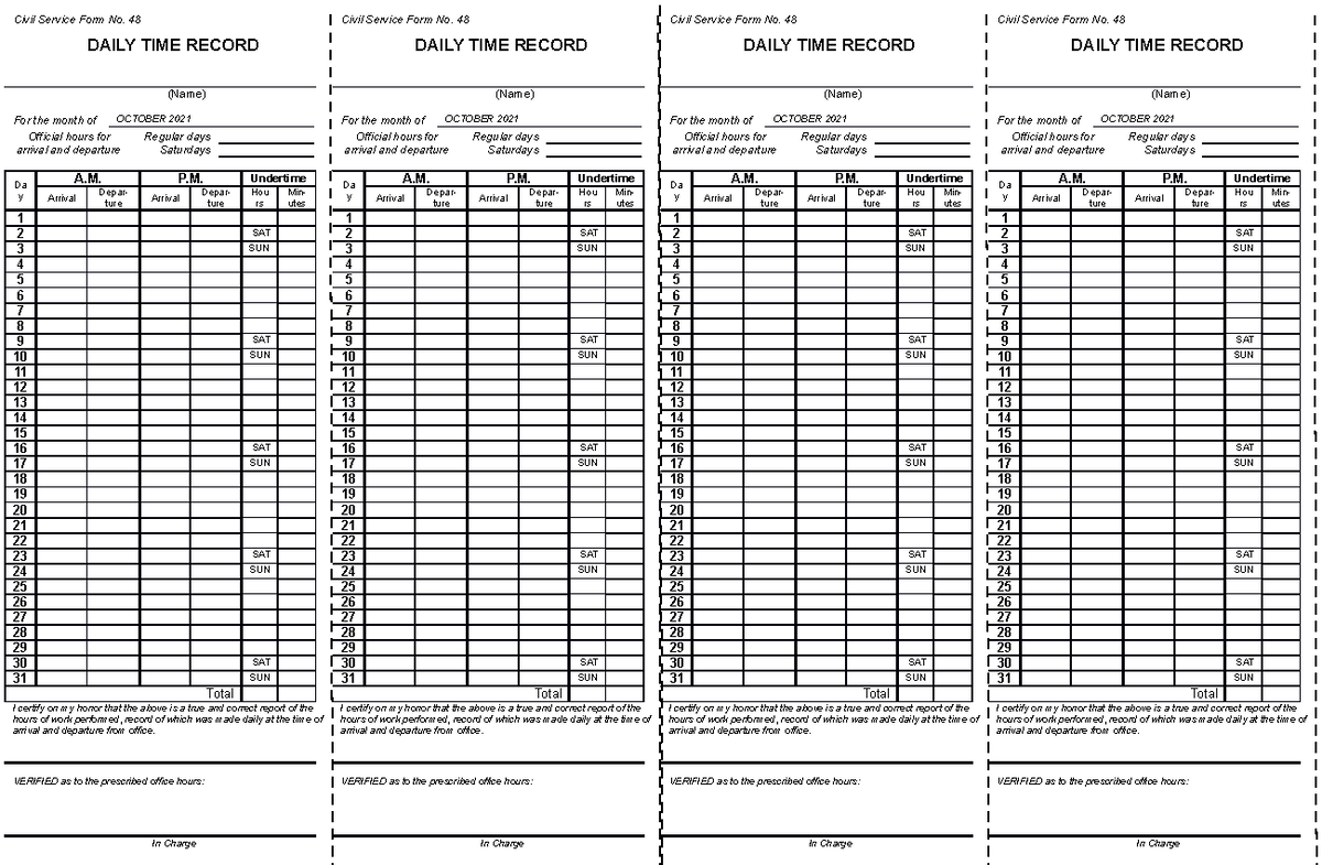 digital-daily-time-record-dtr-october-2021-civil-service-form-no-48