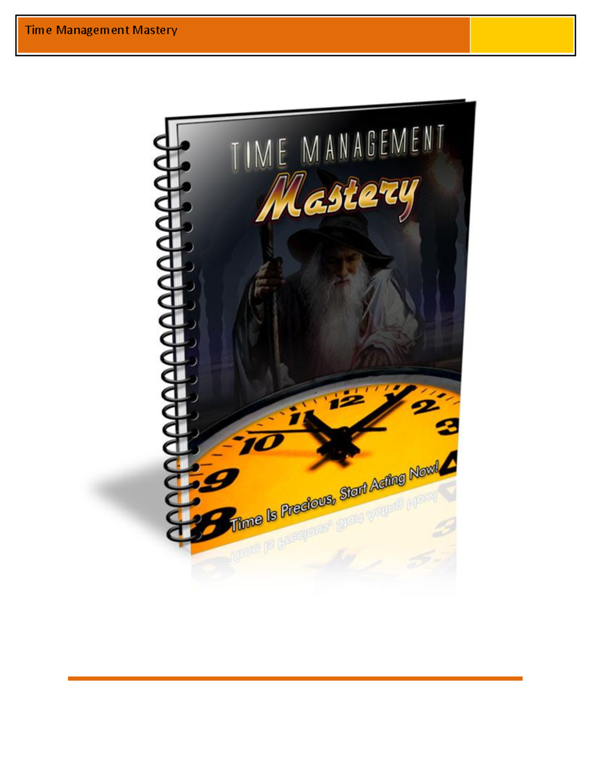 Time Management Mastery - Contents Introduction What Is Time Management ...