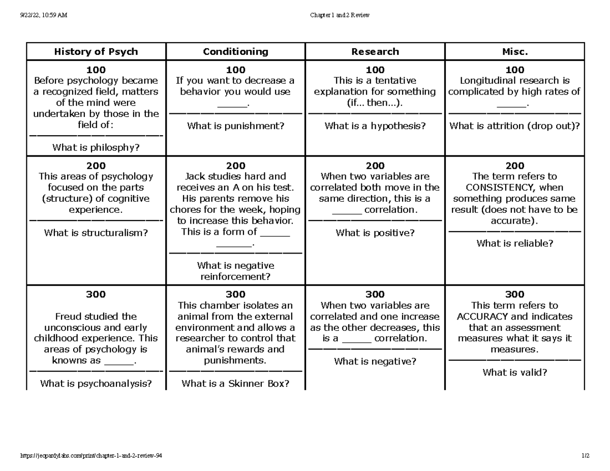 Chapter 1 and 2 Review Q A - 9/22/22, 10:59 AM Chapter 1 and 2 Review ...
