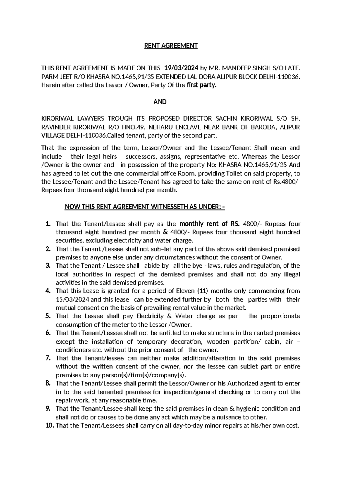 Rent Agreement And Police Verification In Puneterms Of Use - n4px1qu