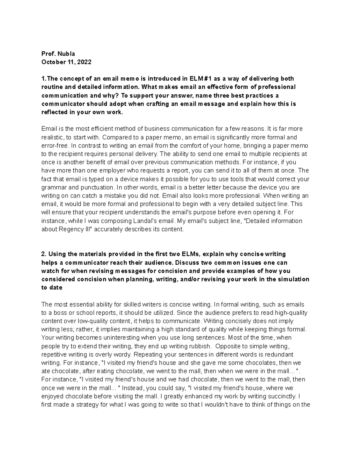 CMN 279 (Sec 291I) - F2022 summative assessment #1.docx - Prof. Nubla ...