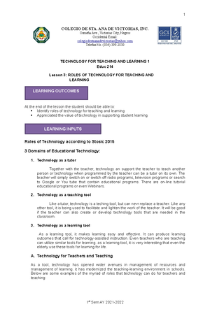 Module 3 - Lesson-2-Select-and-Use-ICT-tools-for-teaching-and-learning ...