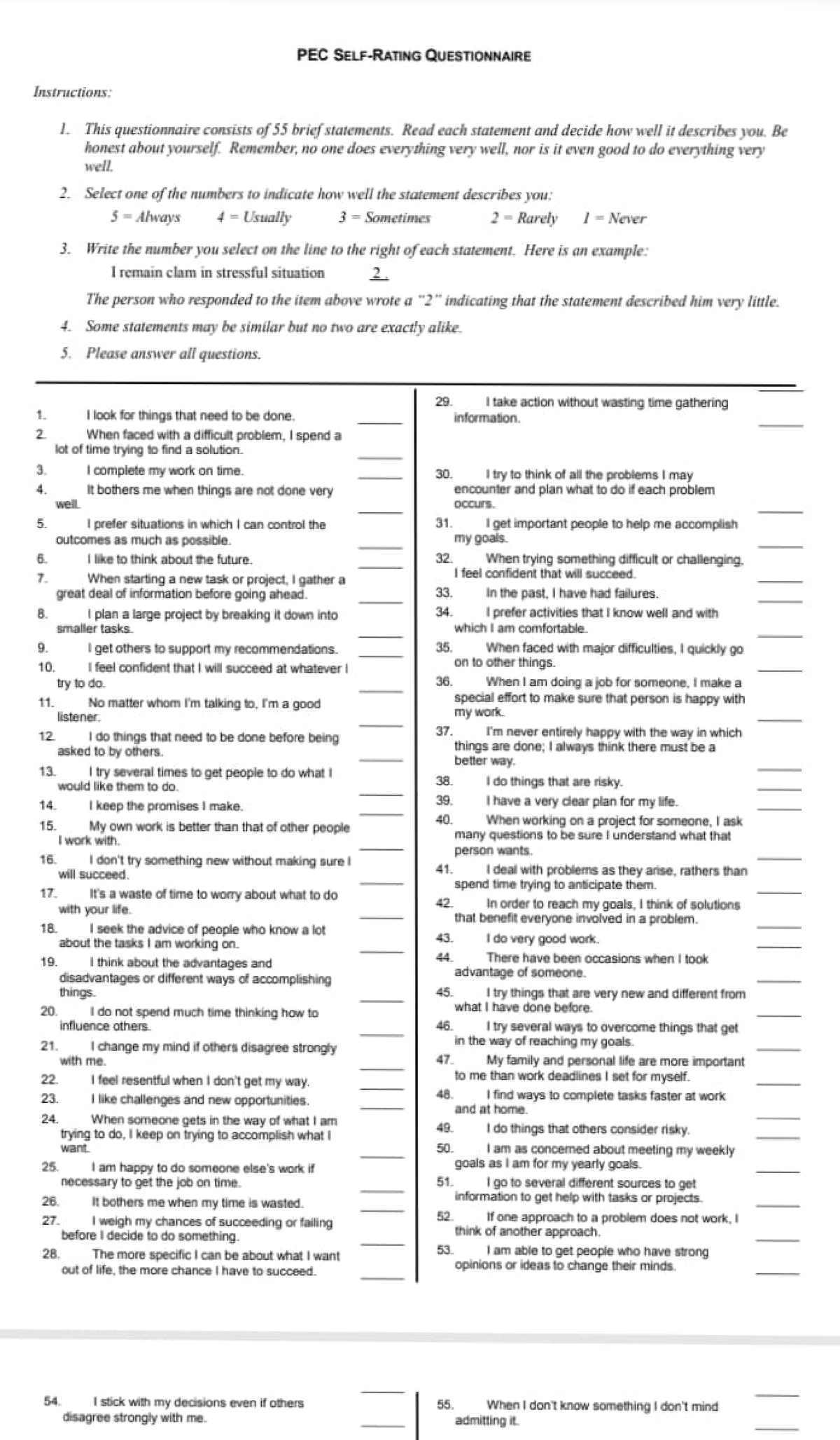 pec-pec-self-rating-questionnaire-pec-self-rating