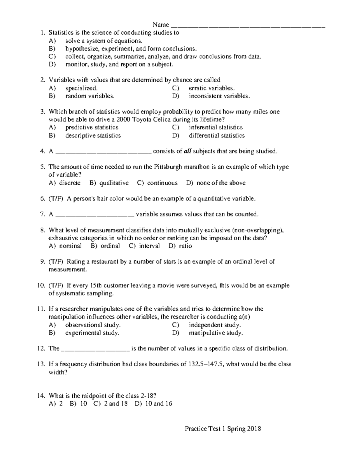 Practice Test 1SU19Blank - Name ...