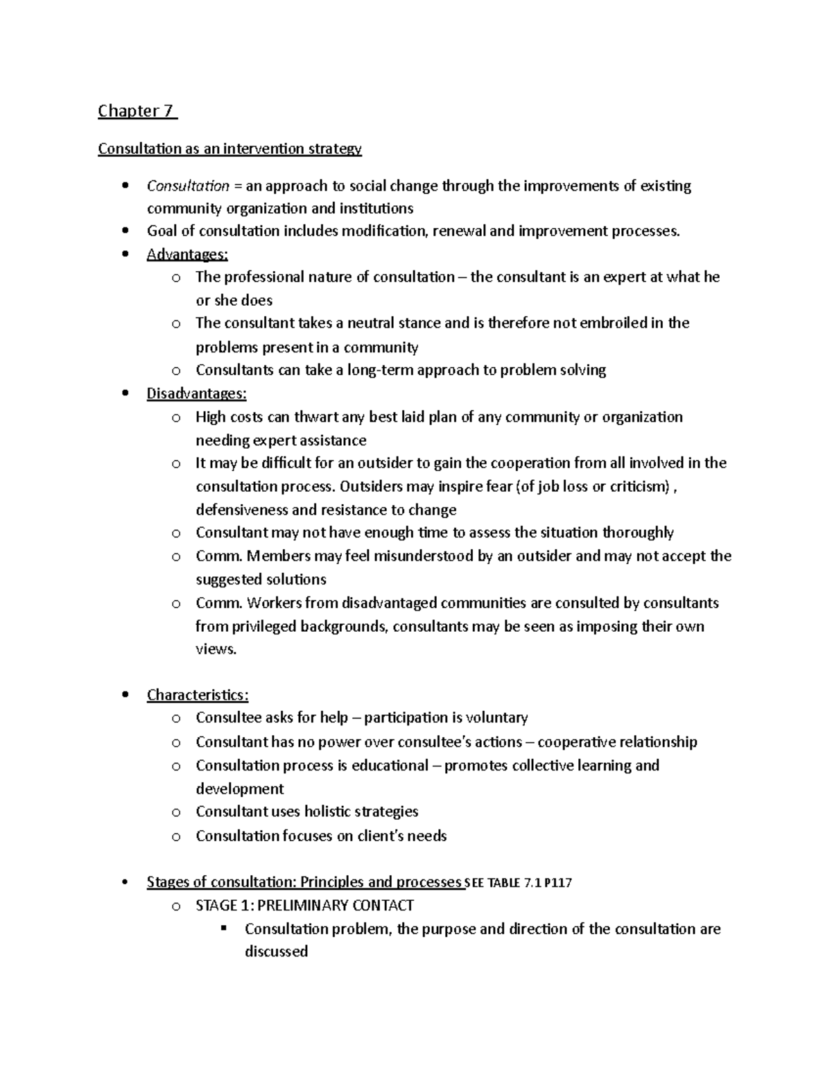 Comm Psych Ch7 - ..... - Chapter 7 Consultation as an intervention ...