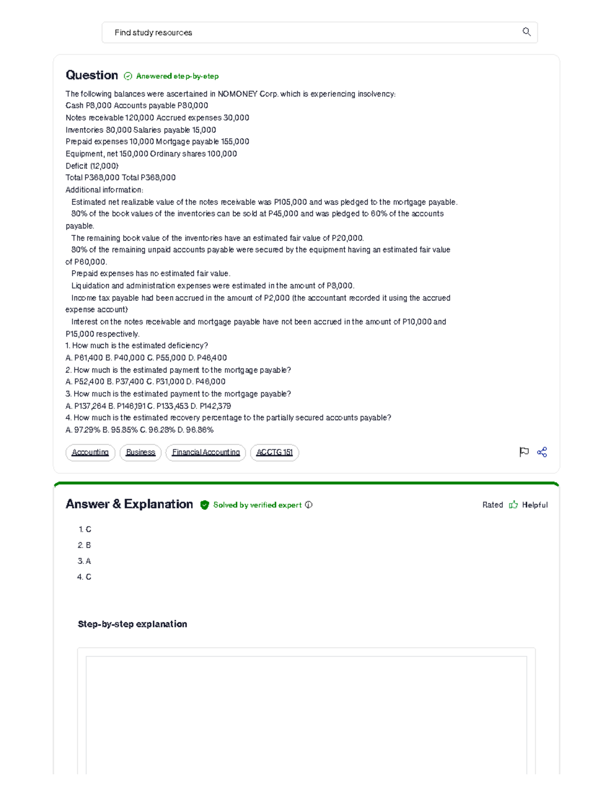 [Solved] The following balances were ascertained in Nomoney Corp. which ...