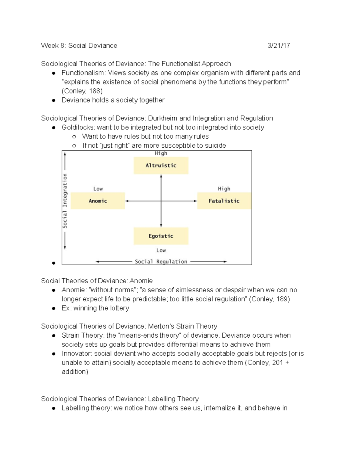 social deviance essay topic