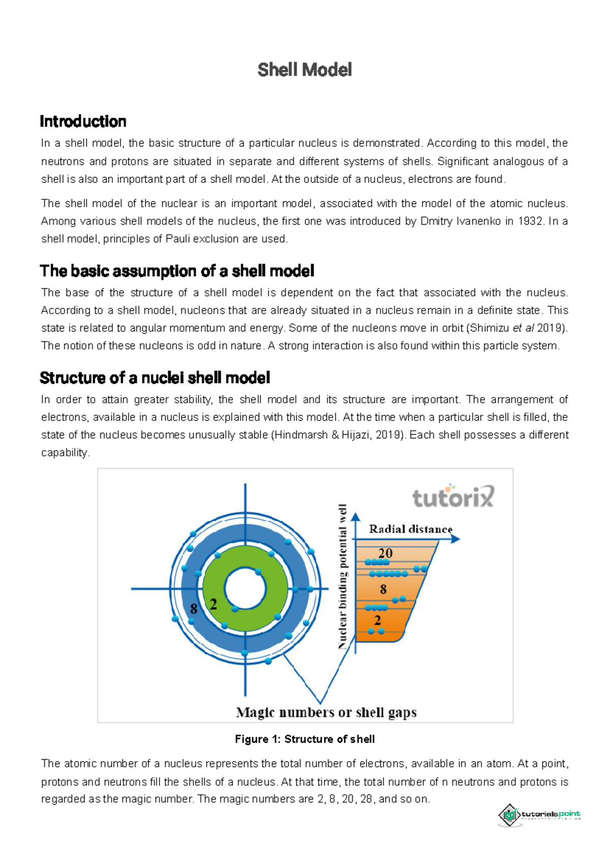 Shell Model - Shell Model Introduction In a shell model, the basic ...