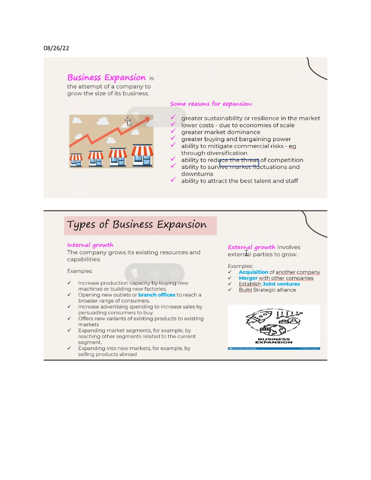 assignment on business combination