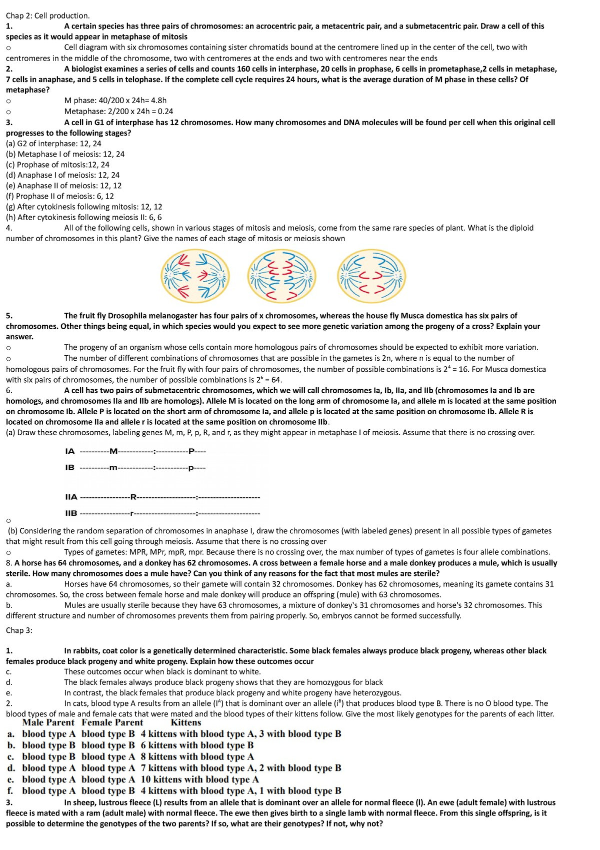 midtermexam Chap 2 Cell production. A certain