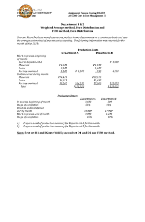 Cost Acctg Chapter 2 - CHAPTER 2 Multiple Choice Questions ...