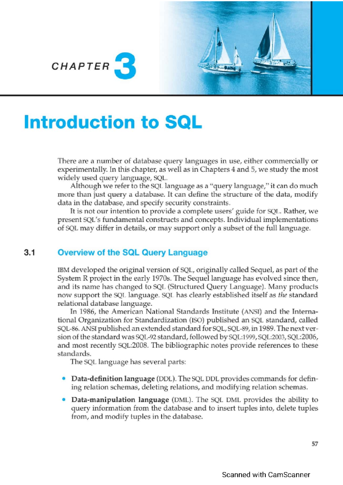 Introduction to SQL PL/SQL is a completely portable, high-performance ...