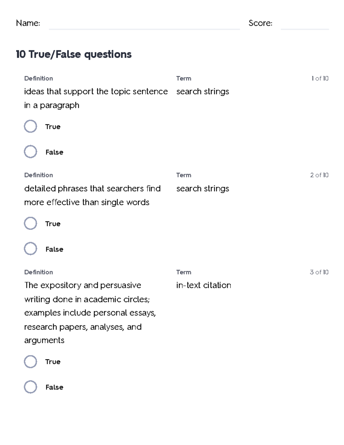 academic-research-practice-quiz-4-name-score-10-true-false