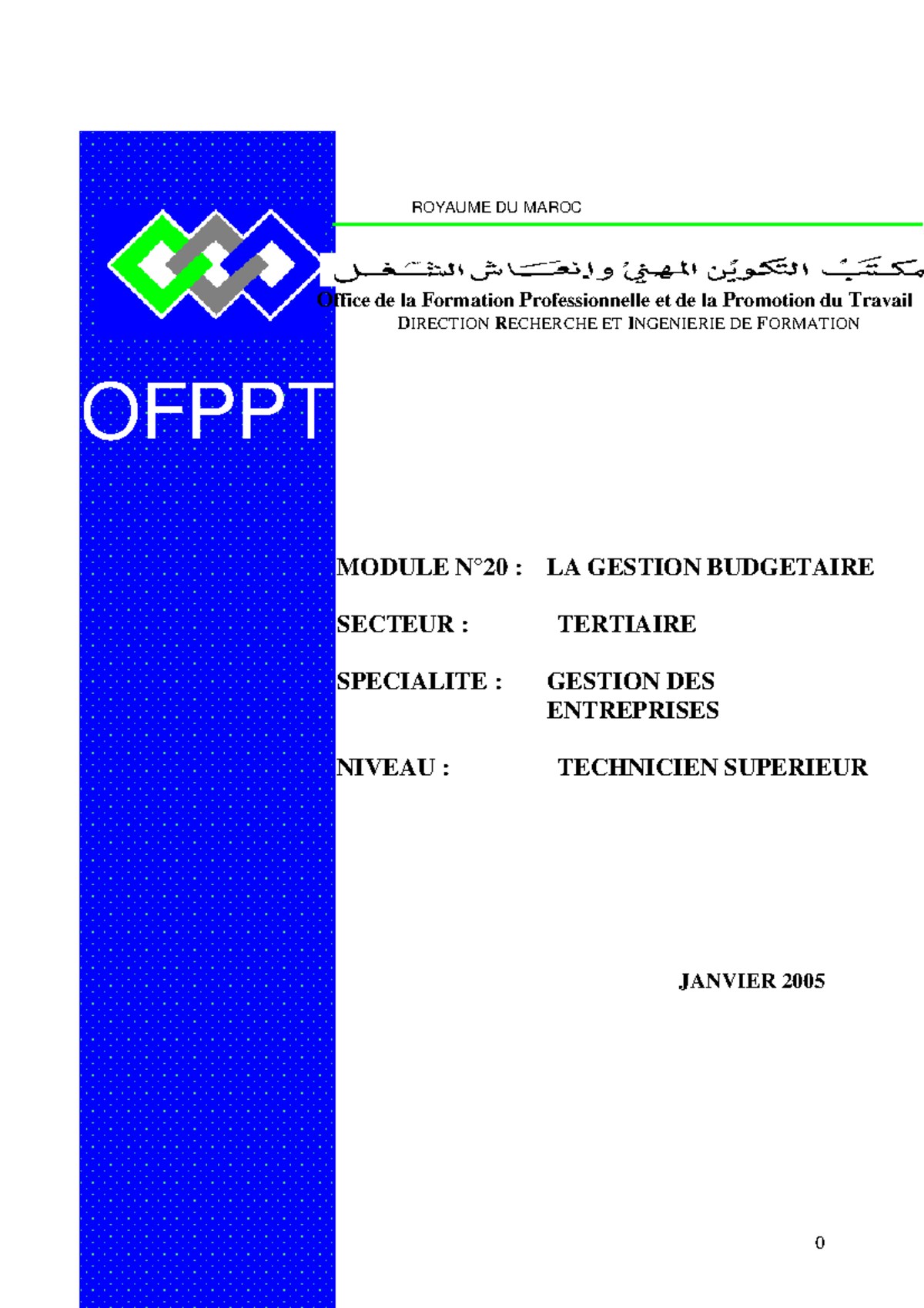*TSGE-GESTION_BUDGETAIRE_TER_TSGE.pdf - OFPPT ROYAUME DU MAROC JANVIER ...