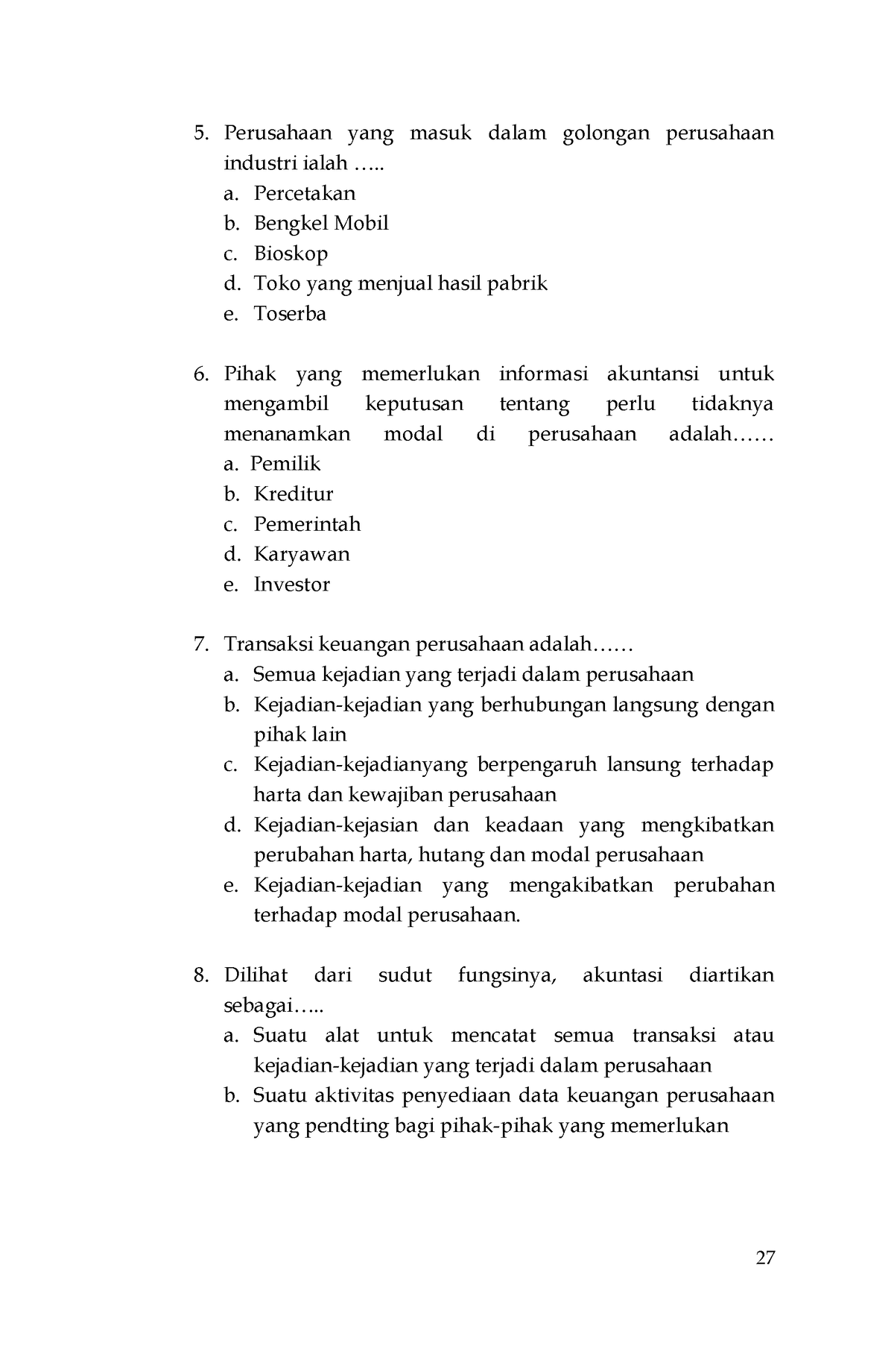 Akuntansi Dasar-10 - 27 Perusahaan Yang Masuk Dalam Golongan Perusahaan ...