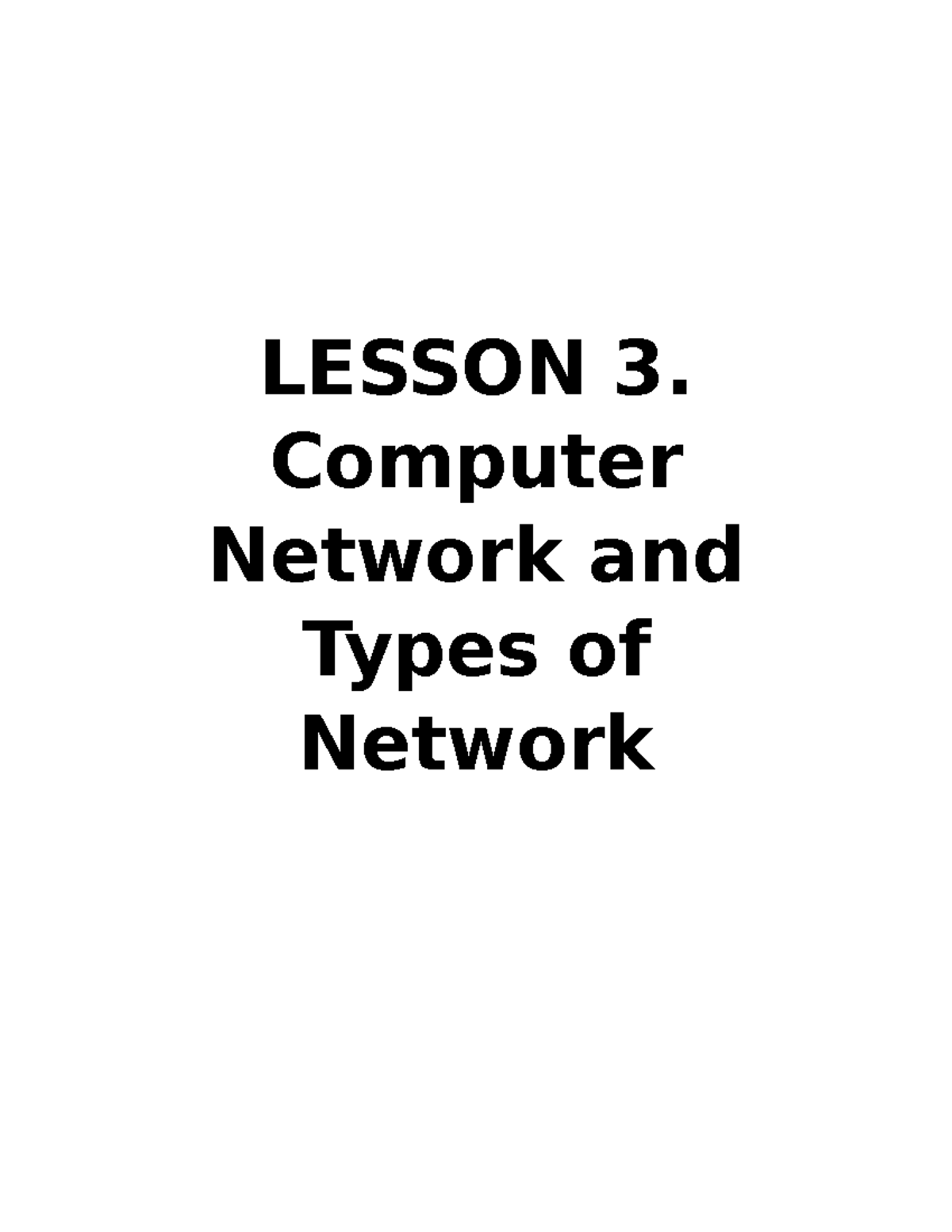 Explain Computer Network And Its Components